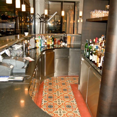 Carreaux de ciment à l'hôtel Marsil à Cologne