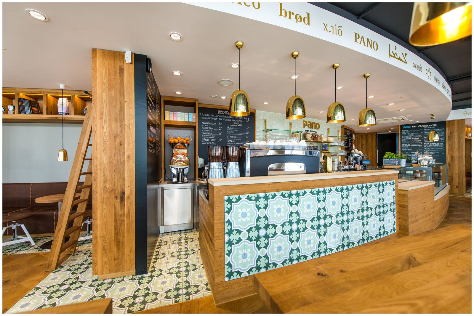 Carreaux de ciment Sybatiles dans un restaurant
