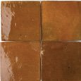 Zellige Terre — modèle 09 — couleur dominante Charbon de Cèdre