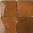 Zellige Terre — modèle 09 — couleur dominante Charbon de Cèdre