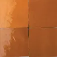 Zellige Feu — modèle 06 — couleur dominante Orange Médina