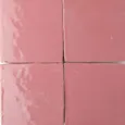Zellige Feu — modèle 14 — couleur dominante Pêche Crème