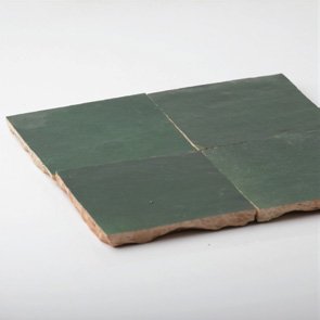 Zellige Nature — modèle 01 — couleur dominante Olive de Marrakech