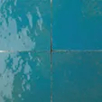 Zellige Eau — modèle 04 — couleur dominante Vert d'Eau