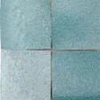 Zellige Eau — modèle 06 — couleur dominante Bleu Majorelle